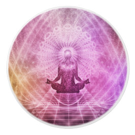 スピリチュアルヨガ瞑想カラフル禅 セラミックノブ