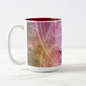 スピリチュアルヨガ瞑想カラフル禅 ツートーンマグカップ (左)