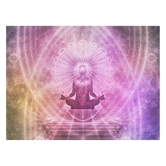 スピリチュアルヨガ瞑想カラフル禅 テーブルクロス (正面(横))