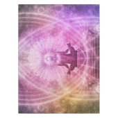 スピリチュアルヨガ瞑想カラフル禅 テーブルクロス (正面)