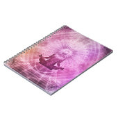 スピリチュアルヨガ瞑想カラフル禅 ノートブック (左側)