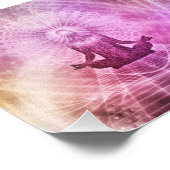 スピリチュアルヨガ瞑想カラフル禅 フォトプリント            (角)