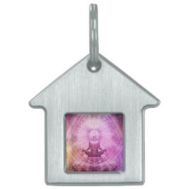 スピリチュアルヨガ瞑想カラフル禅 ペットネームタグ