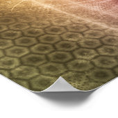 スピリチュアルヨガ瞑想カラフル禅 ポスター (角)