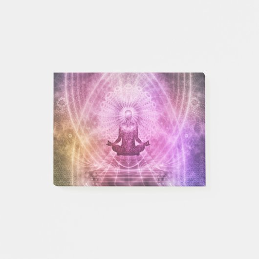 スピリチュアルヨガ瞑想カラフル禅 ポストイット (正面)