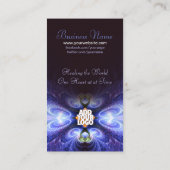 スピリチュアルライトフラクタル（ロゴ付き） 名刺 (裏面)