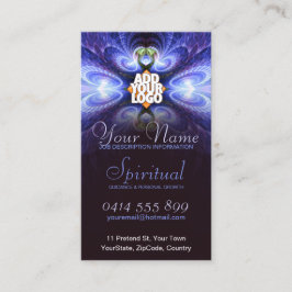 スピリチュアルライトフラクタル（ロゴ付き） 名刺