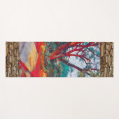 スピリチュアルリトリート自然シーナリーメディテーションツリー ヨガマット (正面(横))