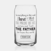 スピリチュアルリフレクションアート – 1 John 2:16 ガラス缶 (裏面)