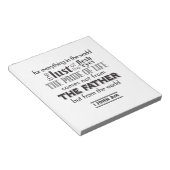 スピリチュアルリフレクションアート – 1 John 2:16 ノートパッド (アングル)