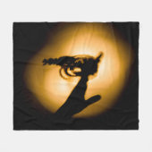 スピリチュアルロザリータスベエ フリースブランケット (正面(横))