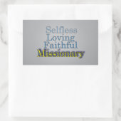 スピリチュアル伝道師 長方形シール (バッグ)