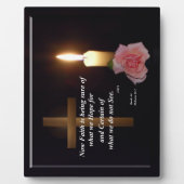 スピリチュアル信仰と希望の聖句プラーク フォトプラーク (正面)