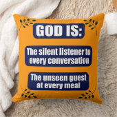 スピリチュアル信仰引用文装飾用クッション クッション (ブランケット)