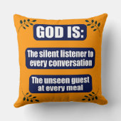 スピリチュアル信仰引用文装飾用クッション クッション (裏面)