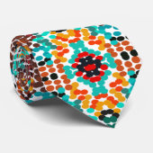スピリチュアル南西クロスドットタイルアート ネクタイ (ロール)