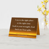 スピリチュアル受け入れAコースMiracles Card カード (黄色い花)