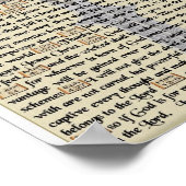 スピリチュアル壁の装飾 ポスター (角)