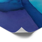 スピリチュアル女神ソウルトラベルレインボーオーラウーマン ポスター (角)