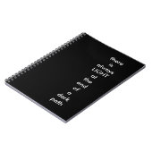 スピリチュアル引用文 ノートブック (左側)