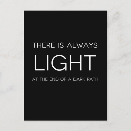 スピリチュアル引用文 ポストカード (正面)