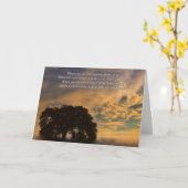 スピリチュアル形而上学的な同情カードとオークの木 カード (黄色い花)