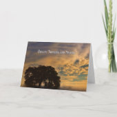 スピリチュアル形而上学的オークの木と良くなる カード (正面)