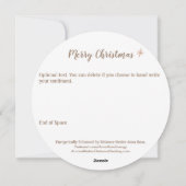 *~*スピリチュアル形而上学的ニューエイジクリスマス シーズンカード (裏面)