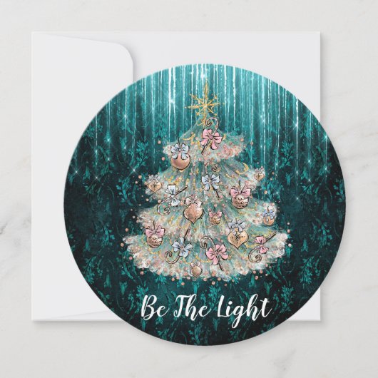 *~*スピリチュアル形而上学的ニューエイジクリスマス シーズンカード (正面)