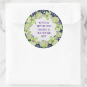 スピリチュアル意識の高い信念ラブホープアート ラウンドシール (バッグ)