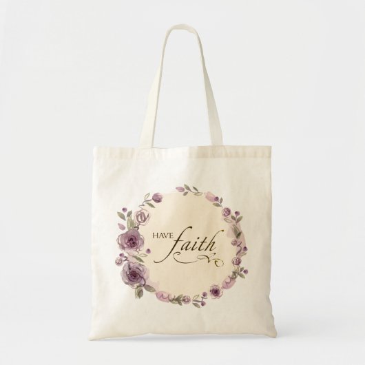 スピリチュアル意識的な信仰ラブホープアート トートバッグ (正面)