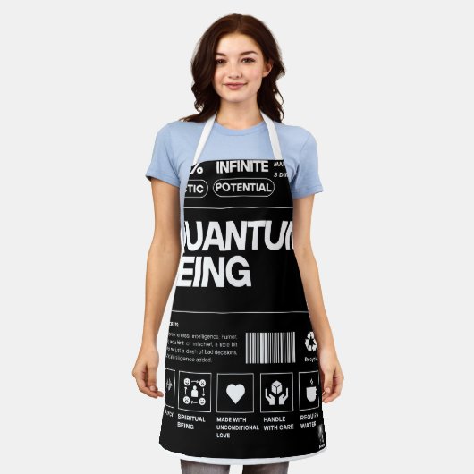 スピリチュアル感動的 エプロン (着用した状態)