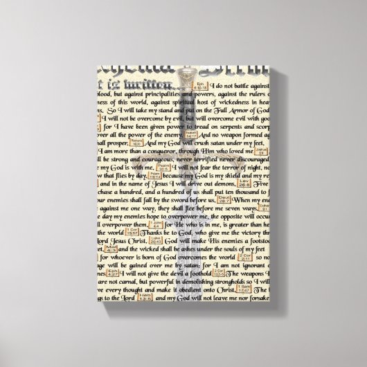 スピリチュアル戦 キャンバスプリント (正面)