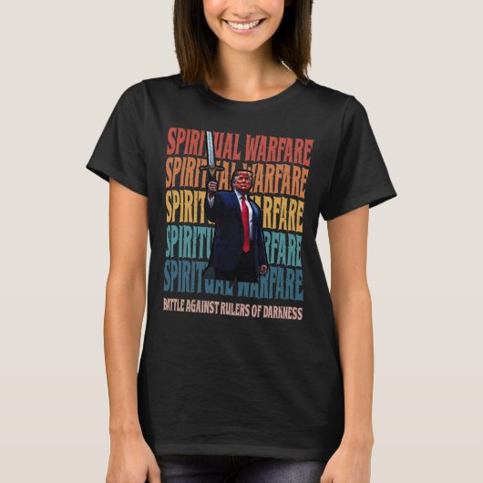 スピリチュアル戦_キリスト教Tシャツ Tシャツ (正面)