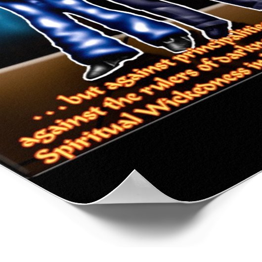 スピリチュアル戦 ポスター (角)