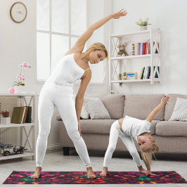 スピリチュアル抽象芸術 ヨガマット