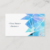 スピリチュアル散在パープル三角形の名刺 名刺 (正面)