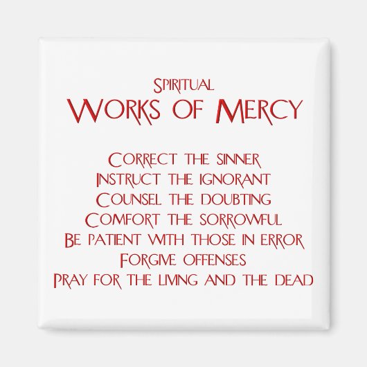 スピリチュアル業 マグネット (正面)