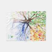 スピリチュアル気にアソシエーションコージーフリースブランケット フリースブランケット (正面(横))