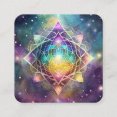 スピリチュアル治療 スクエア名刺 (正面)