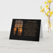 スピリチュアル犬の同情カード カード (黄色い花)