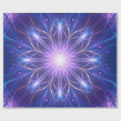 スピリチュアル白熱［赤熱］光を放つロータスギフトラップ ラッピングペーパー (フラット)