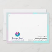 スピリチュアル相談員 サンキューカード (裏面)