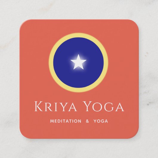 スピリチュアル眼 スクエア名刺 (正面)