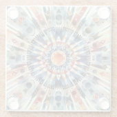 スピリチュアル祈りの言葉円 ガラスコースター (裏面)