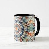 スピリチュアル祈りの言葉円 マグカップ (正面右)