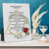 「スピリチュアル祈りの言葉」プラーク フォトプラーク (側面)