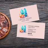 スピリチュアル神秘的なエネルギーヒーラー結晶宝石 名刺