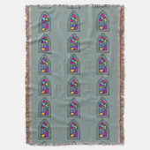 スピリチュアル窓 スローブランケット (正面縦)