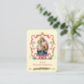 スピリチュアル聖餐式カードカトリック祈りの言葉 名刺 (スタンド正面)